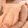 imageBurts Bees Baby babygirls Jumpsuit 100 Organic Cotton Onepiece Sleeveless Outfit CoverallPeach Puff