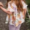 imageBurts Bees Baby babygirls Short Sleeve Top and Leggings Set Outfit Bundle 100 Organic CottonSweet Sunflowers