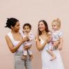 imageBurts Bees Baby babygirls Sleep and Play Pajamas 100 Organic Cotton Onepiece Footless PajamasMini Ice Cream Social
