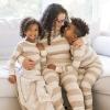 imageMommy ampamp Me Rugby Stripe Organic Cotton Pajamas  OatOat Rugby Stripe