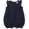 imageBurts Bees Baby Baby Girls Romper 100 Organic Cotton Onepiece Bubble Shortall and Layette Set Girl OutfitDotted Muslin