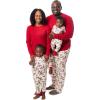 imageBurts Bees Baby Baby Mens Family Christmas Pajamas Matching SetsOrganic Cotton PJs for Kids Toddlers Adults Guide My Sleigh 2024 Small