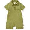 imageBurts Bees Baby Polo Rompers 100 Organic Cotton Onepiece Coverall and Layette SetIguana Polo