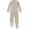 imageBurts Bees Baby Unisex Baby Honeysoft Sleeper Pajamas Zip Front Nonslip Footed Footie Pjs Organic Cotton ampamp LyocellDelicate Doe