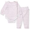 Pink Slub Stripe