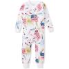 imageBurts Bees Baby babyboys Footless Sleepers 100 Organic Cotton Onepiece Diagonal Zip Up Jumpsuit Snug Fit PajamasFirecrackers