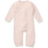 imageBurts Bees Baby babygirls Jumpsuit 100 Organic Cotton Onepiece Long Sleeve Quilted Outfit CoverallPink Quilted Bee