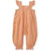 imageBurts Bees Baby babygirls Jumpsuit 100 Organic Cotton Onepiece Sleeveless Outfit CoverallPeach Puff