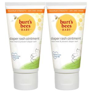 imageBurts Bees Baby 100 Natural Multipurpose Ointment Face ampamp Body Baby Ointment  75 Ounce Tub3 Ounce Pack of 2