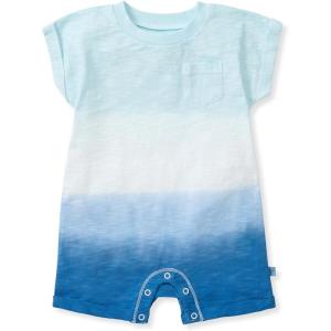 imageBurts Bees Baby Baby Boys Short Sleeve Outfit Rompers 100 Organic Cotton Onepiece Coverall and Layette SetDouble Dip Dye