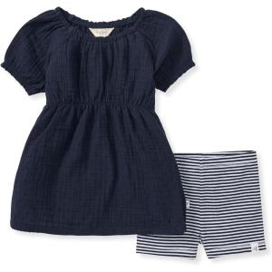 imageBurts Bees Baby Baby Girls Top and Shorts Set Tunic and Shorts Bundle 100 Organic CottonMidnight