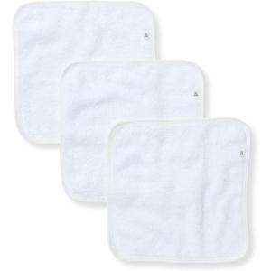 imageBurts Bees Baby Infant Washcloths 100 Organic Cotton Soft and Super Absorbent Knit Terry ampamp Woven Terry Wash ClothCloud Woven Terry