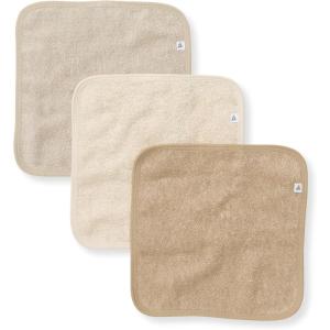 imageBurts Bees Baby Infant Washcloths 100 Organic Cotton Soft and Super Absorbent Knit Terry ampamp Woven Terry Wash ClothOat Woven Terry
