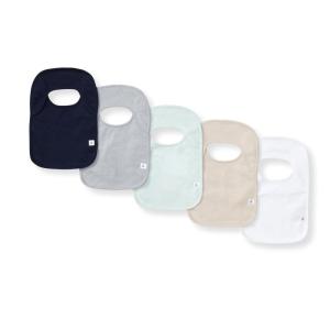 imageBurts Bees Baby Organic Baby Bibs  100 Cotton Newborn Infant Bibs for Baby Boys ampamp GirlsMidnight