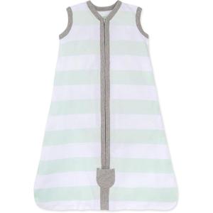 imageBurts Bees Baby Unisex Beekeeper Wearable Blanket Organic Cotton  Light Weight or Medium Weight  Newborn EssentialsSeaglass Stripe
