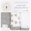 imageBurts Bees Baby Infant Washcloths 100 Organic Cotton Soft and Super Absorbent Knit Terry Wash Cloth  3 Pack SetHoneybee Cloud