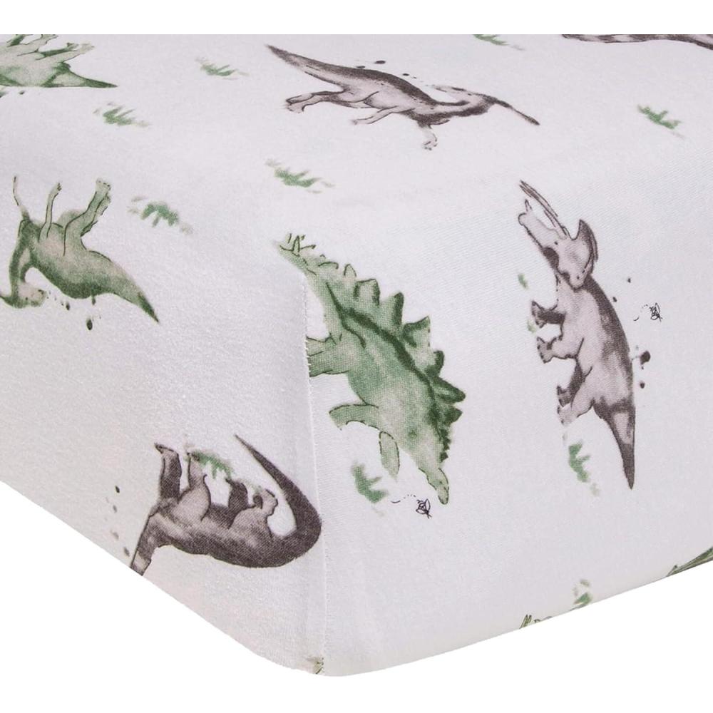 imageBurts Bees Baby  Fitted Crib Sheet Girls Boys ampamp Unisex 100 Organic Cotton Crib Sheet for Standard Crib ampamp Toddler Mattresses Pack of 2Happy Herbivores