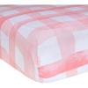 imageBurts Bees Baby  Fitted Crib Sheet Girls Boys ampamp Unisex 100 Organic Cotton Crib Sheet for Standard Crib ampamp Toddler Mattresses Pack of 2Blossom Buffalo Check