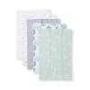 imageBurts Bees Baby Infant Burp Cloths 100 Organic Cotton Extra Absorbent Soft Fabric Drool Cloths 5Pack Newborn MustHave Essential Large Burping Cloths One Size 17 x 1175 InchesHello Moon