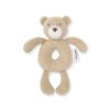 imageBurts Bees Baby Unisex Infant Rattle Toy Nursery Sensory Animal Plush Made with 100 Organic Cotton Shell and Polyester Fill Sweet Bear Bunny or Dog Stuffed Animals for BabiesBear Rattle