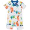 imageBurts Bees Baby babygirls Short Sleeve Pajamas Onepiece Sleeper Romper Pjs Snug Fit for Infants 3 to 24 MonthsJuice Box
