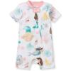 imageBurts Bees Baby babygirls Short Sleeve Pajamas Onepiece Sleeper Romper Pjs Snug Fit for Infants 3 to 24 MonthsMagical Mermaids