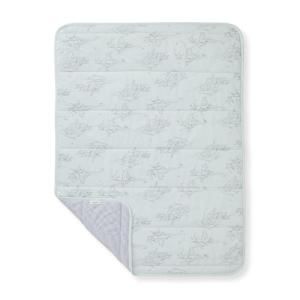 imageBurts Bees Baby Infant Reversible Blankets 100 Organic Cotton GOTS Certified  Pine Forest Prints with Quilting Pattern Soft Nursery Blanket with 100 Polyester Fill for Size 30 x 40 InchSwaying Branches Blue