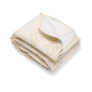 imageBurts Bees Baby Infant Reversible Blankets 100 Organic Cotton GOTS Certified  Pine Forest Prints with Quilting Pattern Soft Nursery Blanket with 100 Polyester Fill for Size 30 x 40 InchSwaying Branches Oat