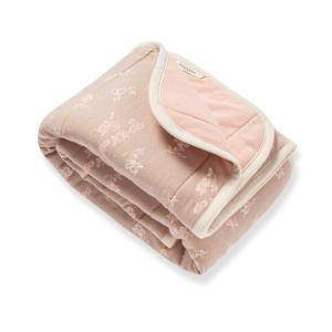 imageBurts Bees Baby Infant Reversible Blankets 100 Organic Cotton GOTS Certified  Pine Forest Prints with Quilting Pattern Soft Nursery Blanket with 100 Polyester Fill for Size 30 x 40 InchWhimsical Floral