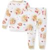 imageBurts Bees Baby Girls 2Piece Long Sleeve Tee and Pants Organic Cotton Pajama SetEaster Breakfast