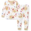 imageBurts Bees Baby Girls 2Piece Long Sleeve Tee and Pants Organic Cotton Pajama SetEaster Breakfast