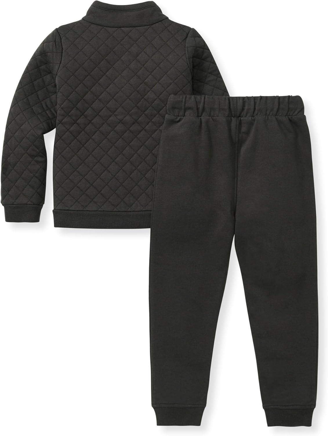 imageBurts Bees Baby Baby Boys Tee and Short SetAsh Quilted Set