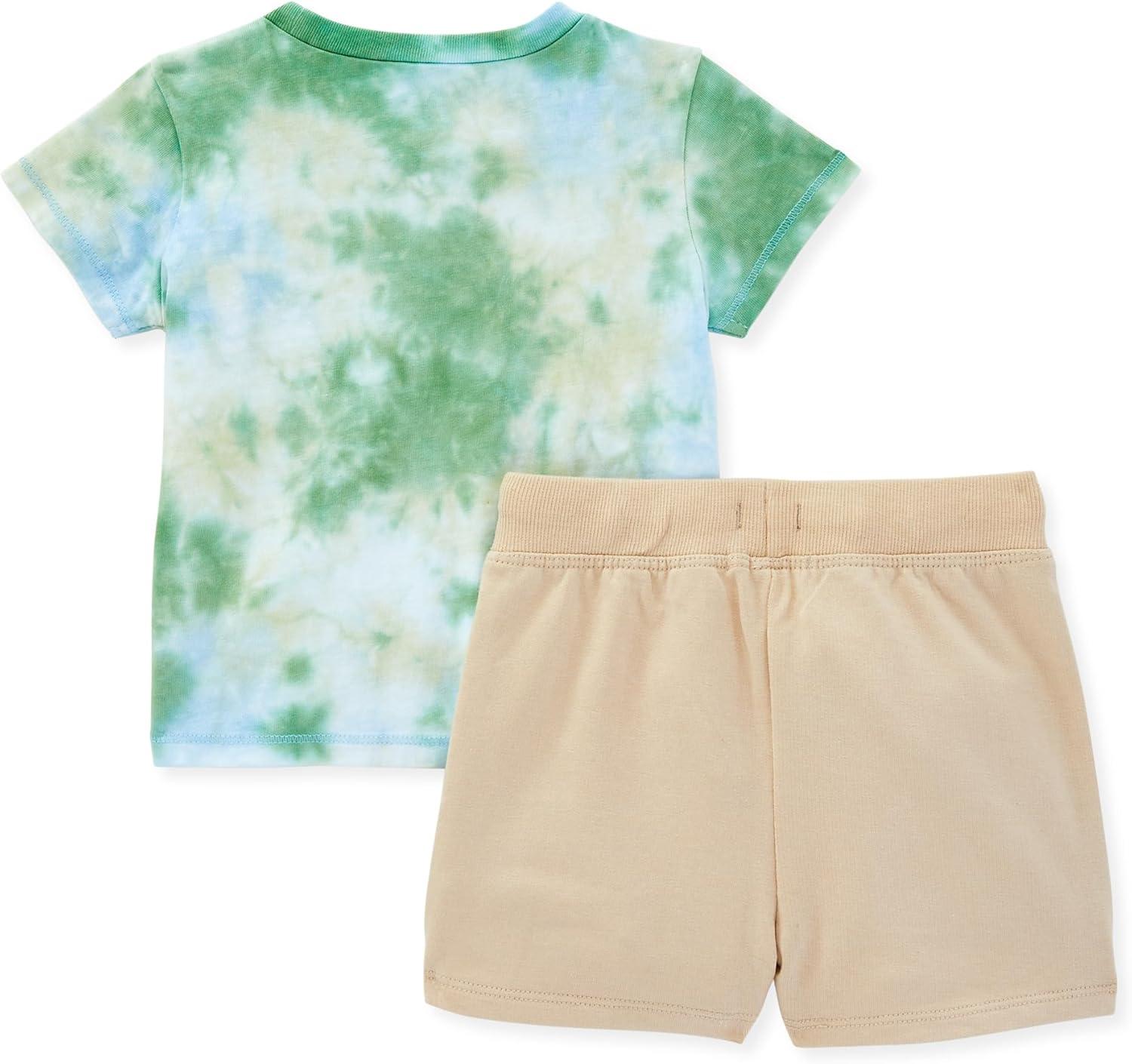 imageBurts Bees Baby Baby Boys Tee and Short SetExplorer Tie Dye Tee