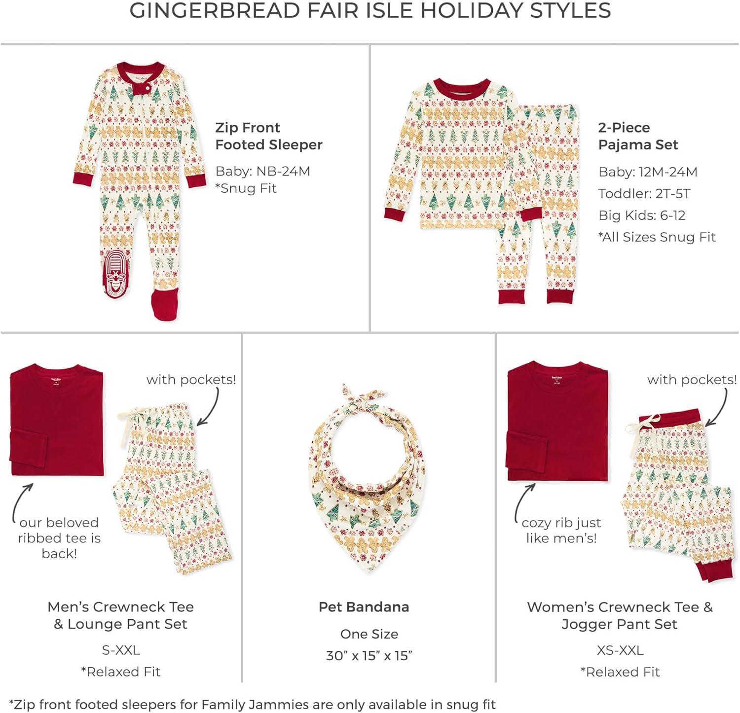 imageBurts Bees Baby Unisex BabyGingerbread Fair Isle