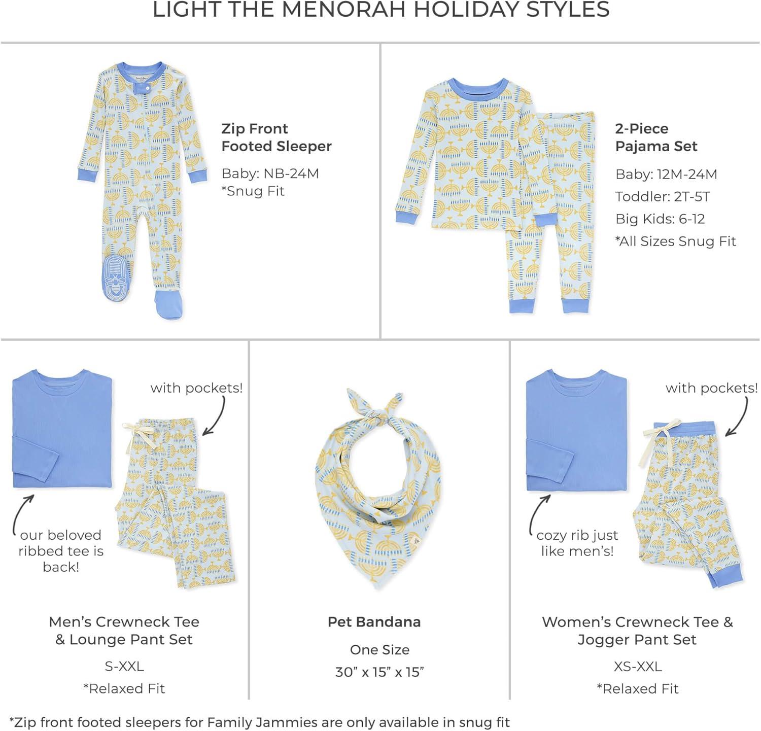 imageBurts Bees Baby Unisex BabyLight the Menorah