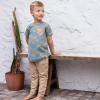 imageBurts Bees Baby Baby Boys Short Sleeve Shirt and Pant Set Top ampamp Bottom Outfit Bundle 100 Organic CottonGolden Palms