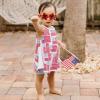 imageBurts Bees Baby Baby Girls Sleeveless Top and Short Set 100 Organic CottonGrand Ol Flag