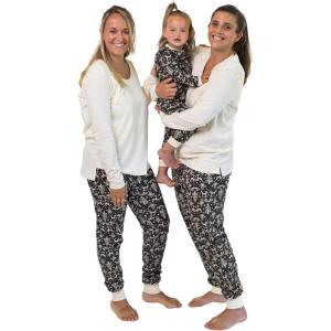 imageBurts Bees Baby Baby 1Piece Family Jammies Matching Holiday Organic Cotton Pajamas Scandi Fair Isle 36 Months