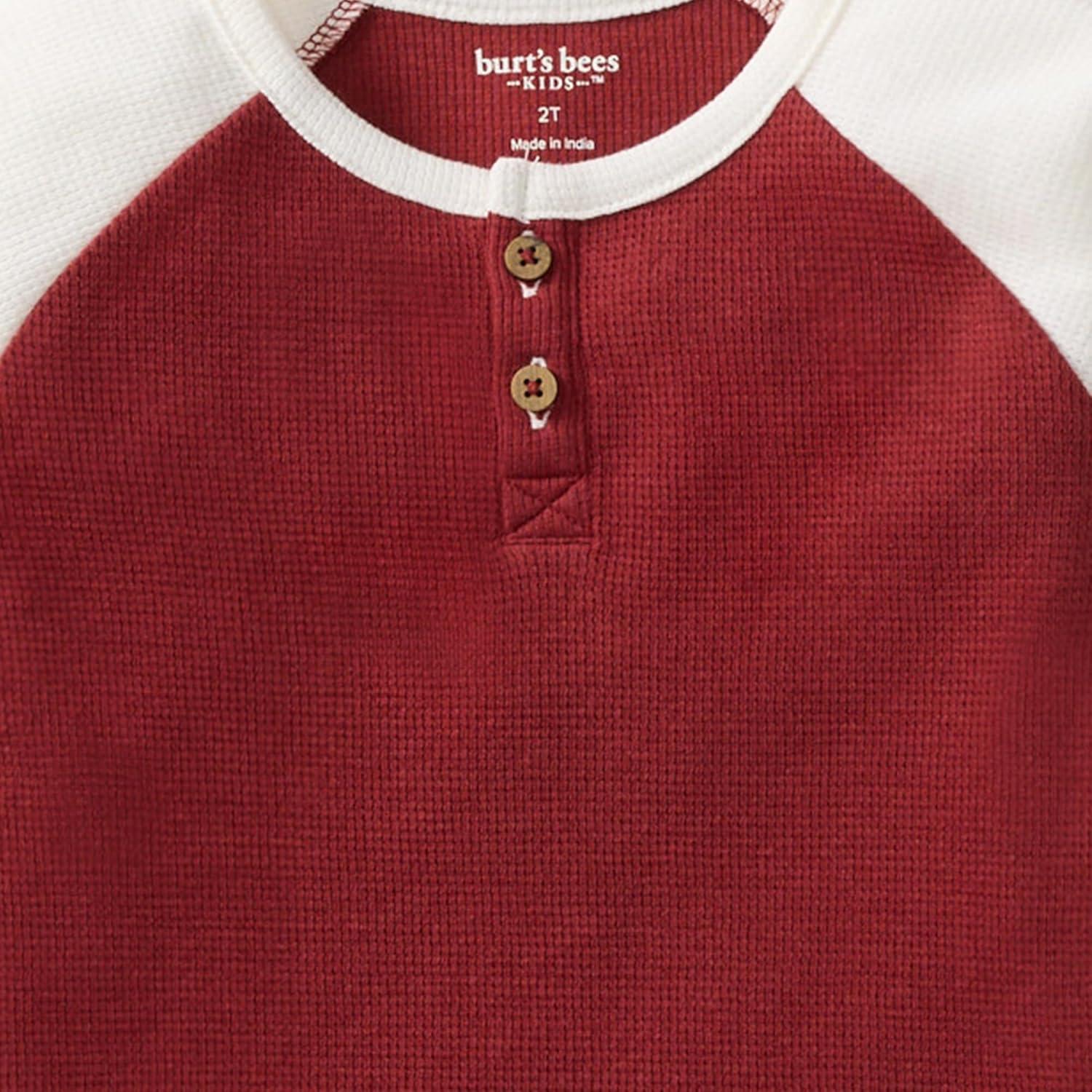 imageBurts Bees Baby Baby Boys Shirt and Pant Set Long Sleeve Top ampamp Bottom Outfit Bundle 100 Organic CottonBrick Thermal