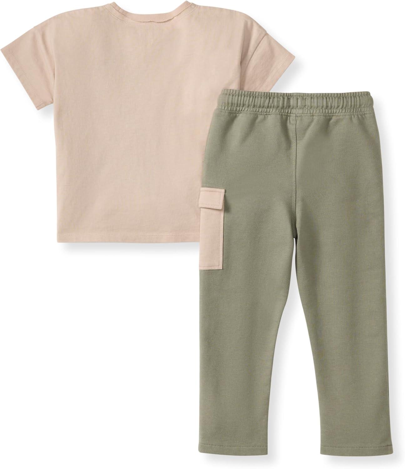 imageBurts Bees Baby Baby Boys Tee and Short SetSoft Mocha