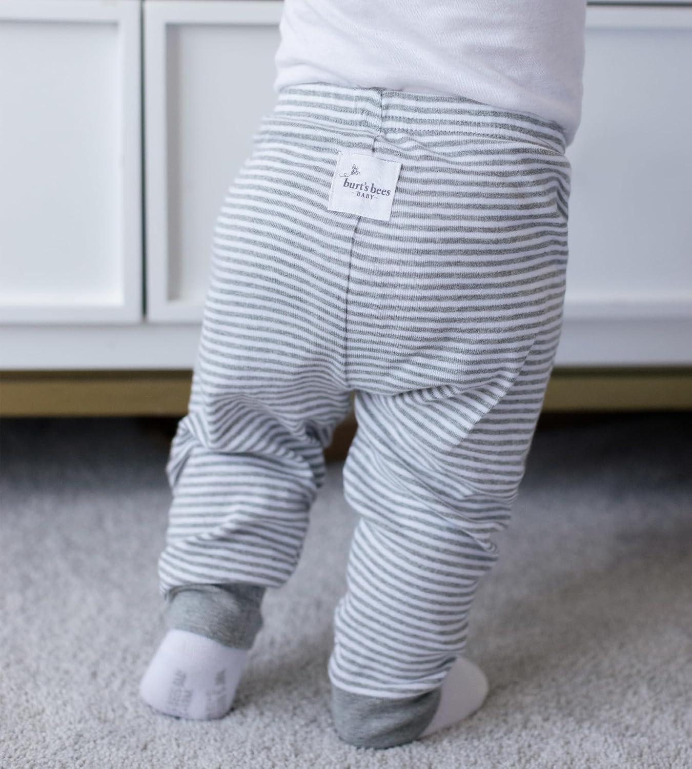 imageBurts Bees Baby babyboys Shirt and Pant Set Top ampamp Bottom Outfit Bundle 100 Organic CottonGrey Top  2pk Pant Set