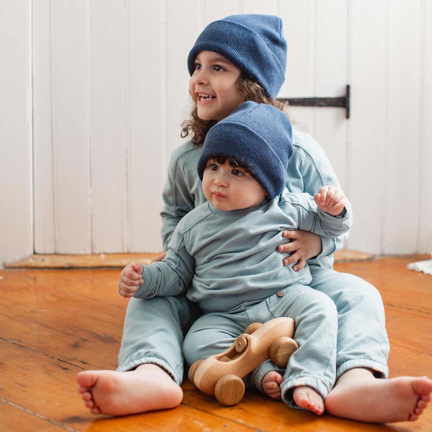 imageBurts Bees Baby babyboys Shirt and Pant Set Top ampamp Bottom Outfit Bundle 100 Organic CottonSeamed Mountain Blue