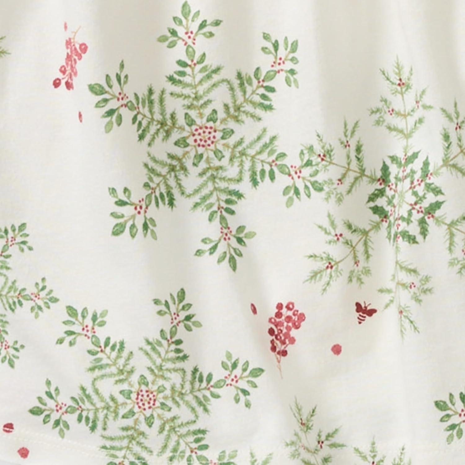imageBurts Bees Baby babygirls Long Sleeve Top and Pant Set 100 Organic Cotton OutfitHoliday Snowflakes