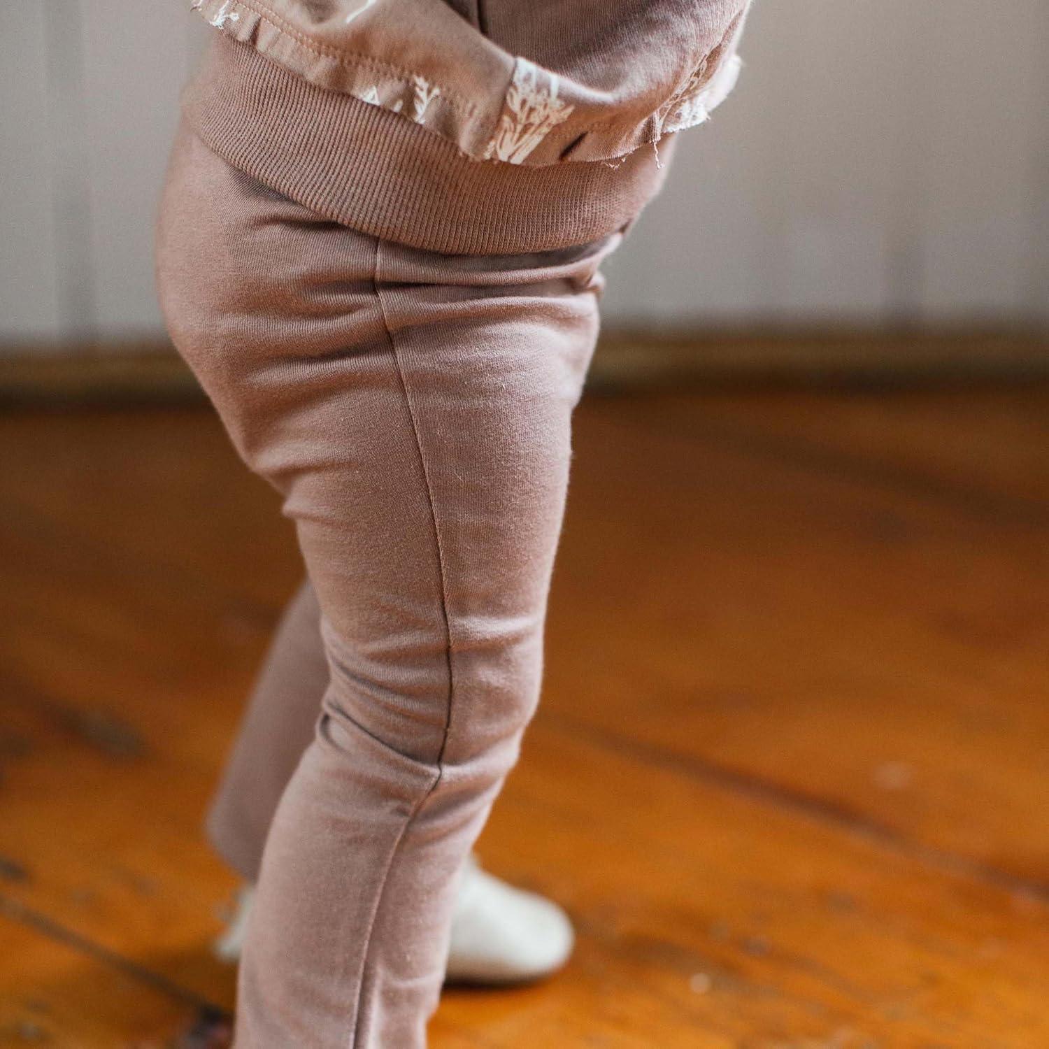 imageBurts Bees Baby babygirls Long Sleeve Top and Pant Set 100 Organic Cotton OutfitLittle Wild Flower