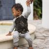 imageBurts Bees Baby babyboys Shirt and Pant Set Top ampamp Bottom Outfit Bundle 100 Organic CottonDesert Wolves Set