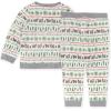 imageBurts Bees Baby babyboys Shirt and Pant Set Top ampamp Bottom Outfit Bundle 100 Organic CottonKodiak Fair Isle