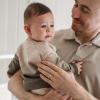 imageBurts Bees Baby babyboys Shirt and Pant Set Top ampamp Bottom Outfit Bundle 100 Organic CottonSoft Mocha Dip Dye