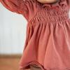 imageBurts Bees Baby babygirls Long Sleeve Top and Pant Set 100 Organic Cotton OutfitCedar Smocked