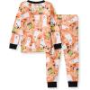 imageBurts Bees Baby babygirls Pajamas Tee and Pant 2piece Pj Set 100 Organic CottonBaby and Toddler Pajama BottomsStarry Ghost