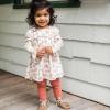 imageBurts Bees Baby babygirls Top and Pant Set Tunic and Leggings Bundle 100 Organic CottonBoho Butterflies